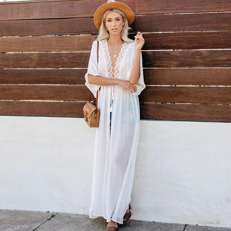 Women Beach Dress Swimwear Sex - مراجعة Cover Up Kaftan وسعره
