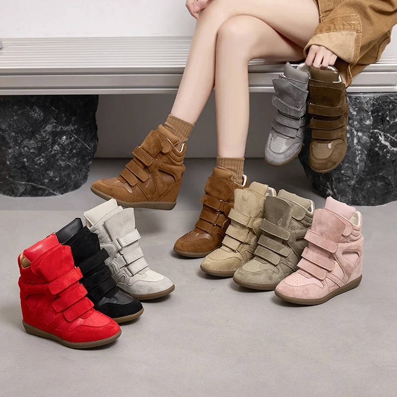 Women Ankle Boots Genuine Leat - مراجعة Wedge Espadrille Women وسعره