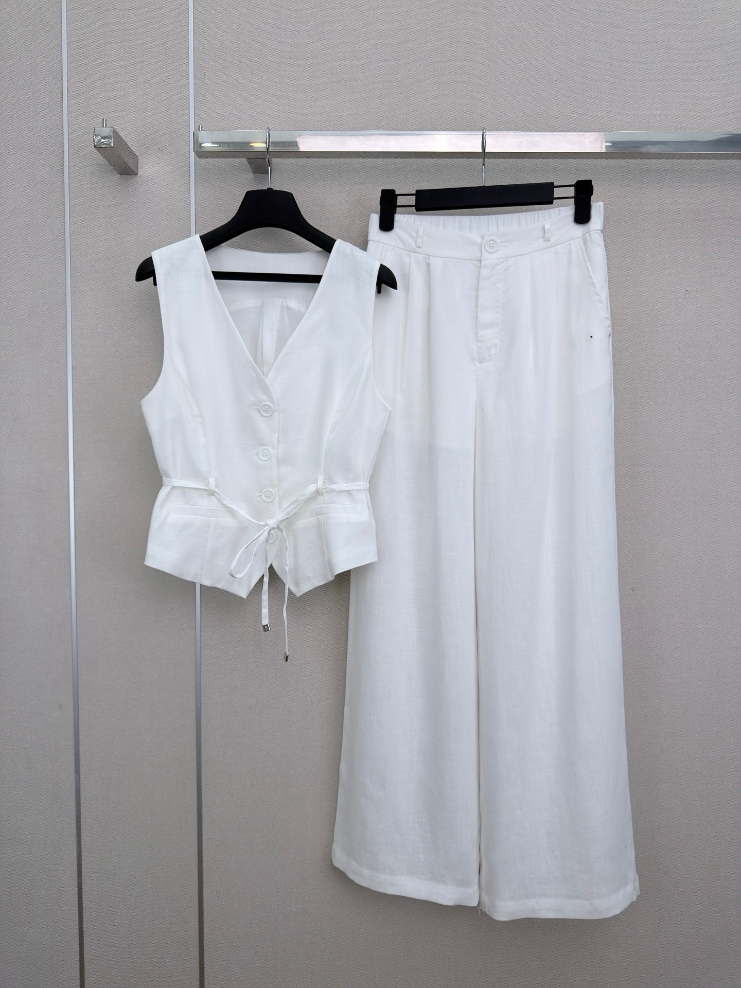 26 Xia Xin Silk-Linen Fabric S - مراجعة Linen Pant Wide وسعره