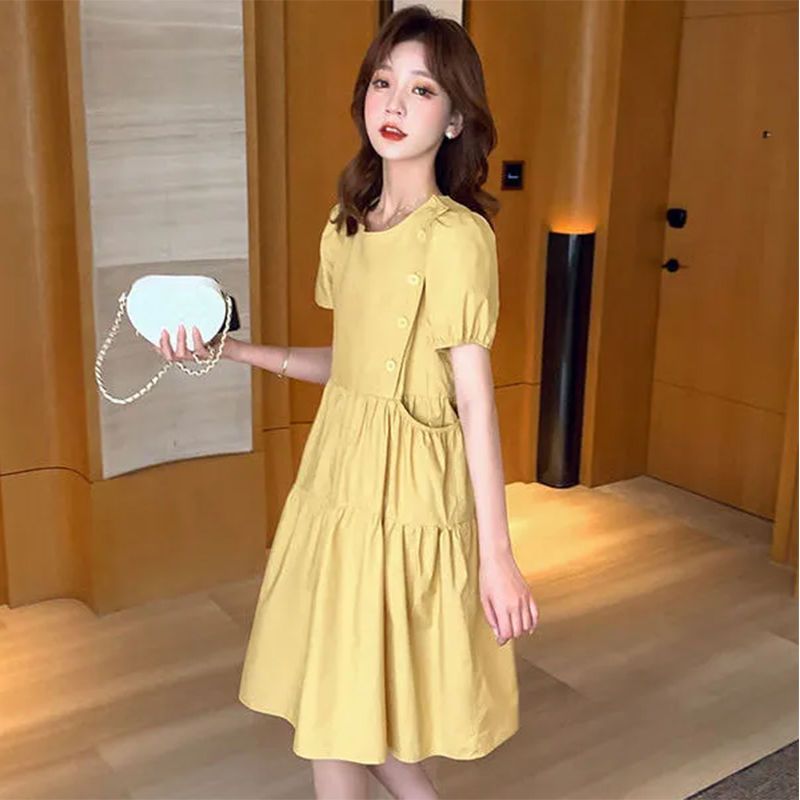 2025 Loose Elegant Korean Casu - مراجعة Linen Dress Wrap وسعره