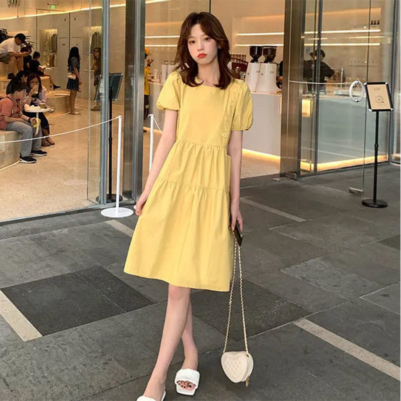 2025 Loose Elegant Korean Casu - مراجعة Linen Dress Wrap وسعره