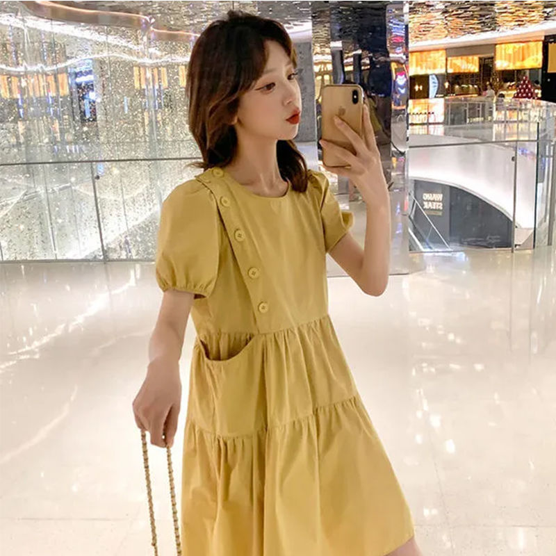 2025 Loose Elegant Korean Casu - مراجعة Linen Dress Wrap وسعره