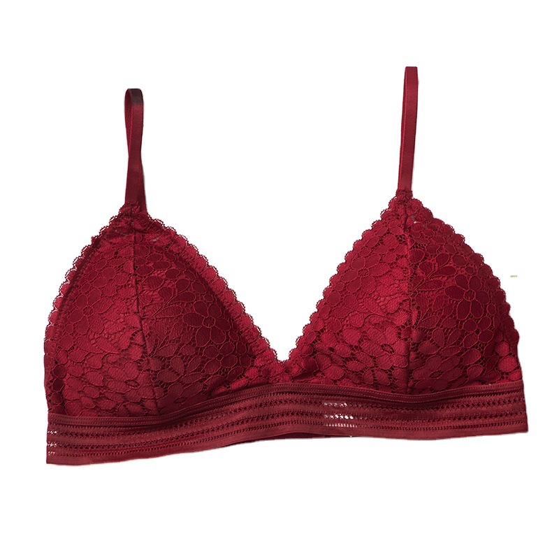 2026 Women's Bra New French Tr - مراجعة Bralette Triangle Set وسعره