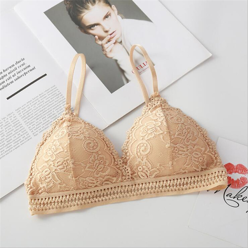 2026 Women's Bra New French Tr - مراجعة Bralette Triangle Set وسعره